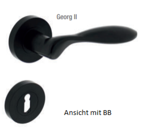 ProGriff-Türdrückergarnitur Georg Anthrazit